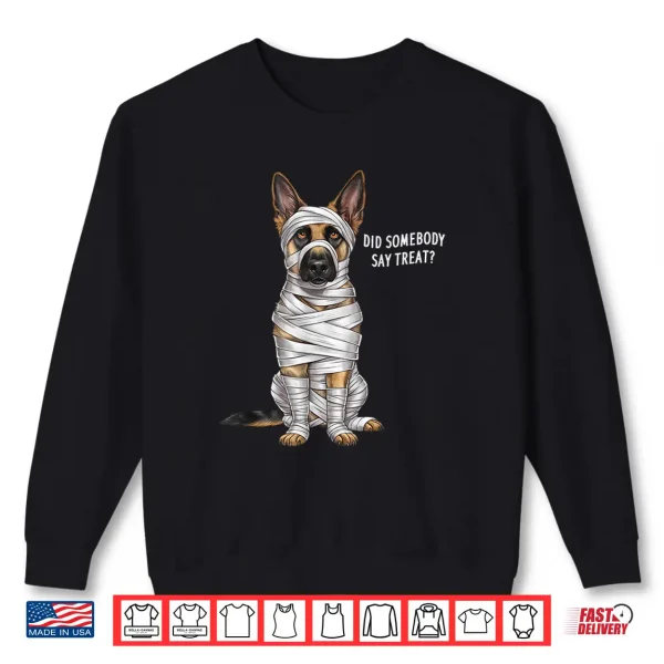 Sweatshirt German Shepherd Mummy Halloween Dog Shirt