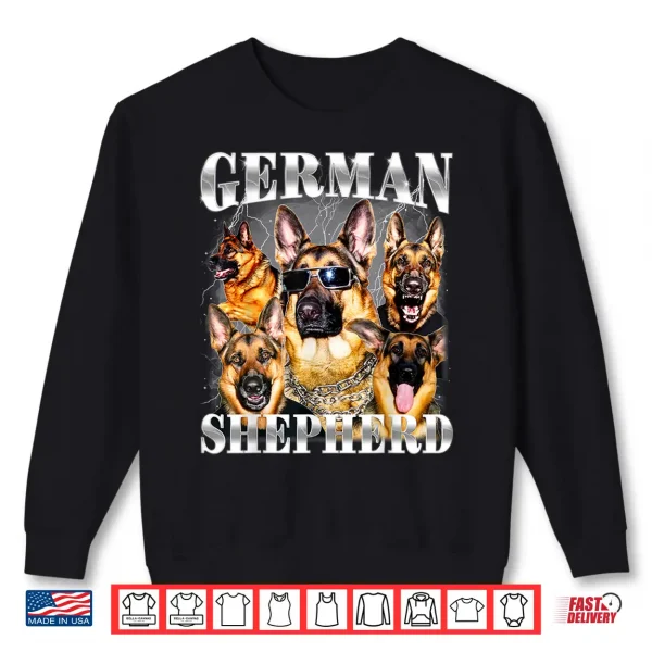 Sweatshirt German Shepherd Nineties Style Dog Owner Professional Identity Shirt