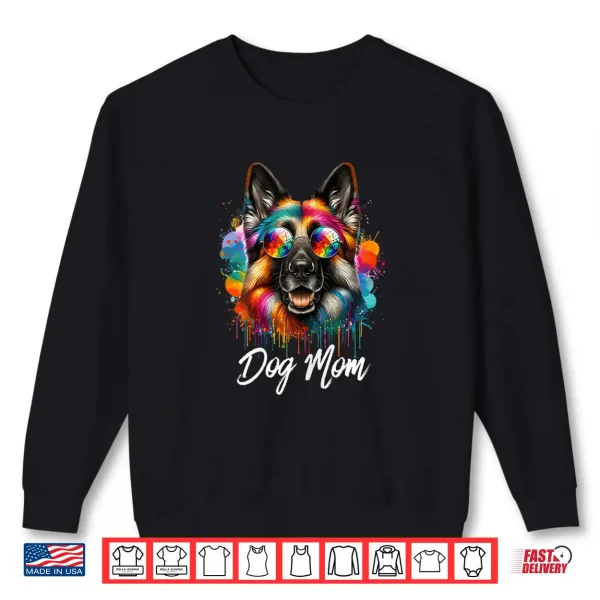 Sweatshirt German Shepherd Owners Dog Mom for Dog Lovers Dog pop Art Shirt