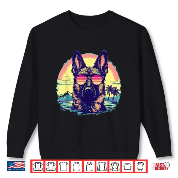 Sweatshirt German Shepherd Professional Minimalist Modern Graphic Identity Shirt