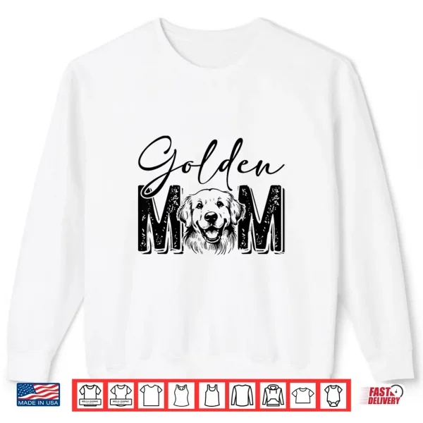 Sweatshirt Golden Mom Golden Retriever Lover Dog Mama Funny Retro Shirt