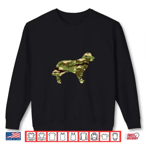 Sweatshirt Golden Retriever Camo Camouflage Dog Lover Shirt
