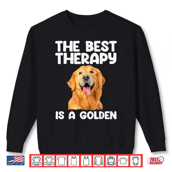 Sweatshirt Golden Retriever Design For Men Women Golden Retriever Lover Shirt