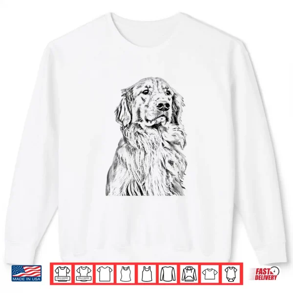 Sweatshirt Golden Retriever Dog Lover Gift Cream Retriever Mom Dad Shirt
