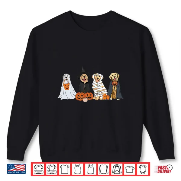 Sweatshirt Golden Retriever In Ghost Golden Retriever Ghost Dogs Shirt