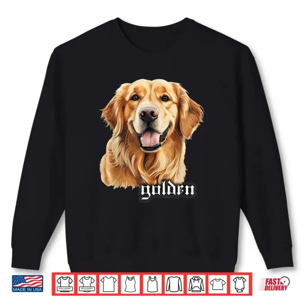 Sweatshirt Golden Retriever Portrait Shirt