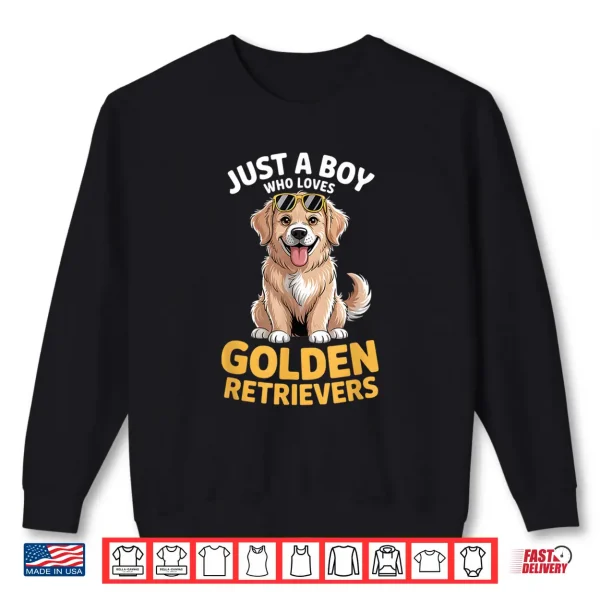 Sweatshirt Golden Retriever Professional Minimalist Modern Graphic Shirt