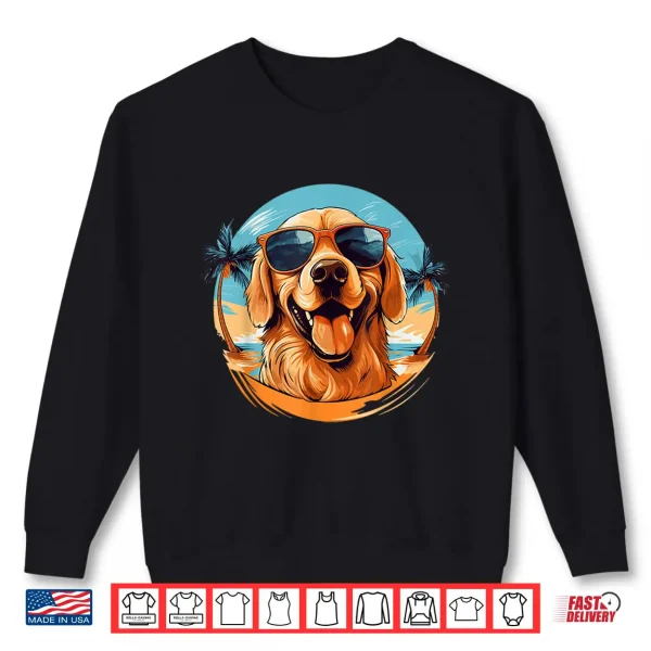 Sweatshirt Golden Retriever Shirt for Kid Boys Girls Funny Dog Lover Shirt