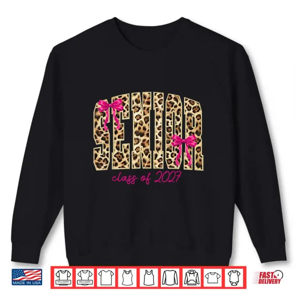 Sweatshirt Graduation 2027 Leopard Shirt