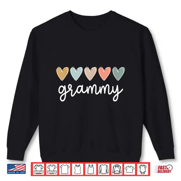 Sweatshirt Grammy Hearts Grammy Grandma Shirt