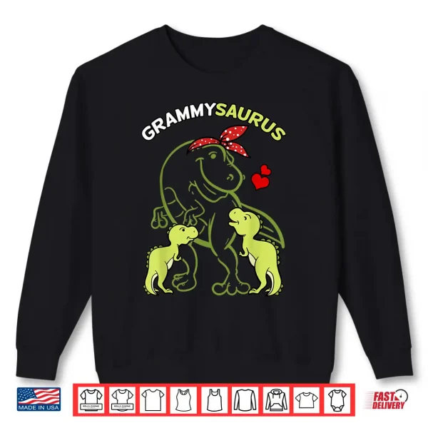 Sweatshirt Grammysaurus Grammy 2 Kids Dinosaur Mothers Day Shirt 1