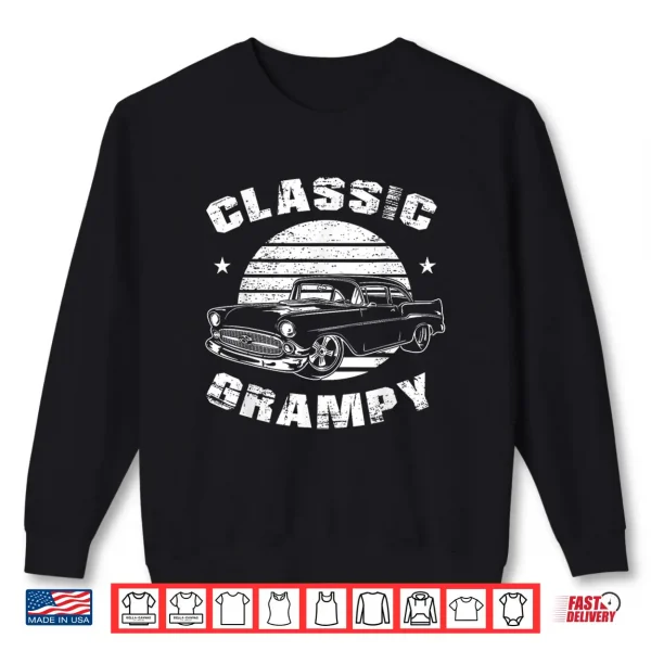 Sweatshirt Grampy Vintage Retro Classic Funny Car Lover Enthusiast Shirt