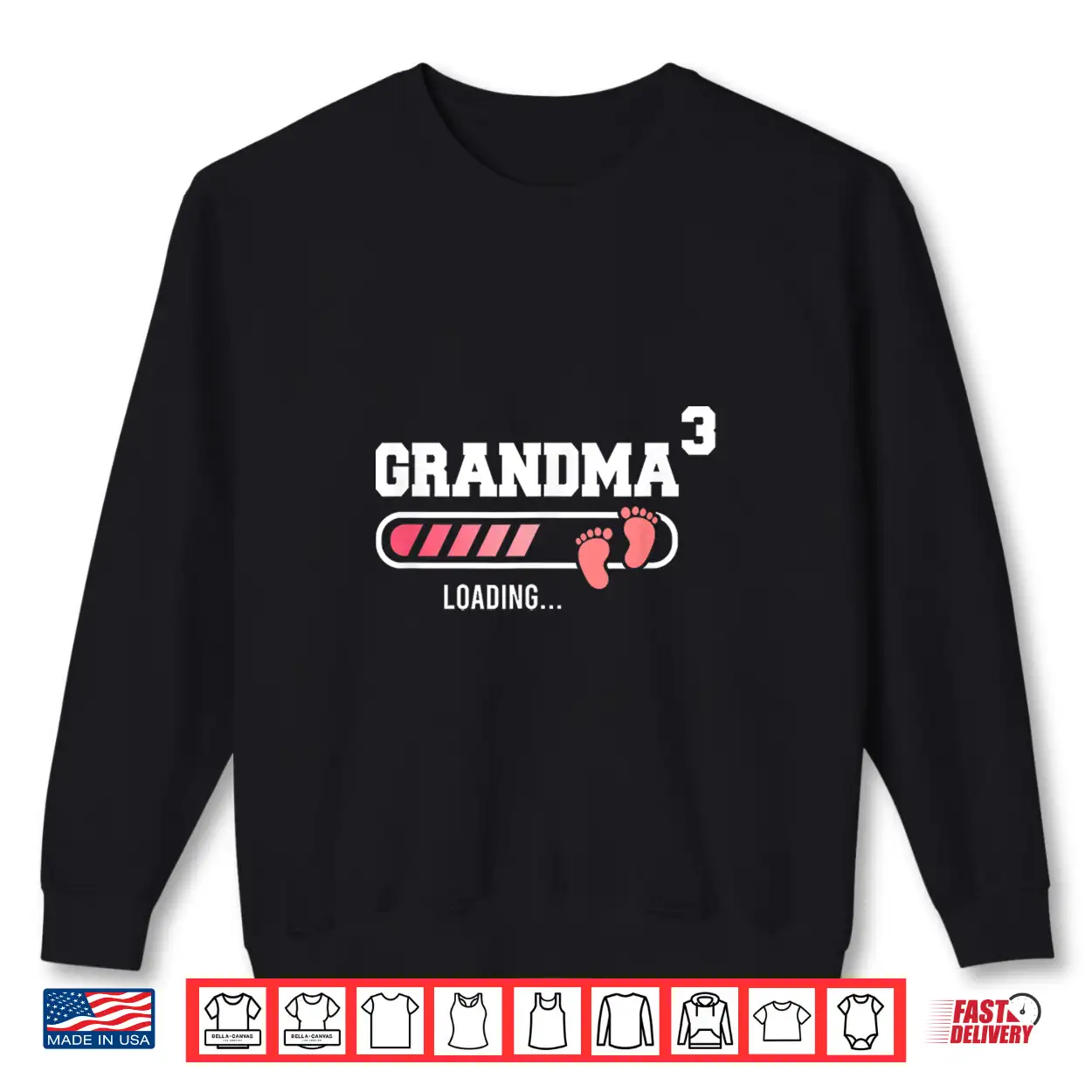 Grandma 3 Third Time Grandma Funny Grandma Of Three Shirt Grandma 3 Third Time Grandma Funny Grandma Of Three Shirt