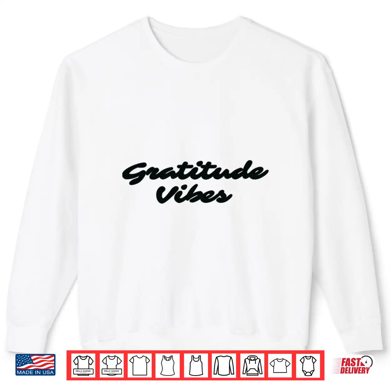 Gratitude Vibes Black Shirt Gratitude Vibes Black Shirt