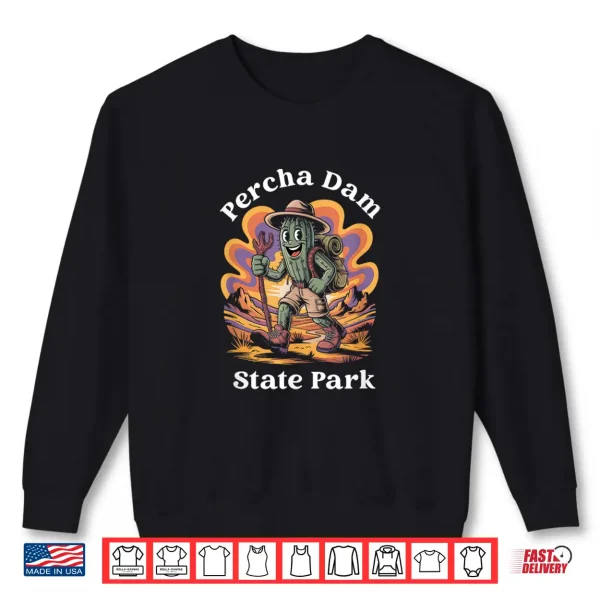 Sweatshirt Groovy Percha Dam State Park New Mexico Hiking Cactus Shirt