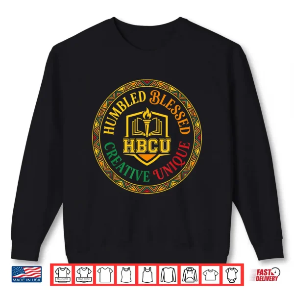Sweatshirt HBCU Graduation Design for Men Women Black College HBCU Grad Shirt
