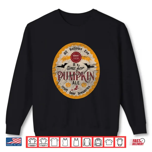 Sweatshirt Halloween Craft Beer Pumpkin Ale Shirt