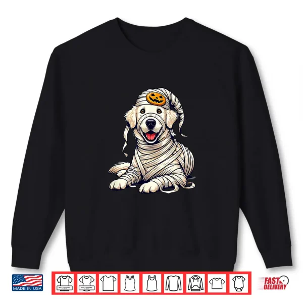 Sweatshirt Halloween English Cream Golden Retriever Dog Cute Puppy Shirt