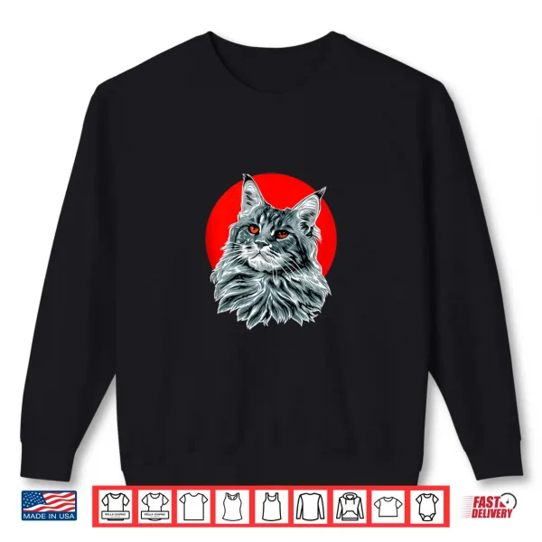 Sweatshirt Handsome Maine Coon Cat Shirt