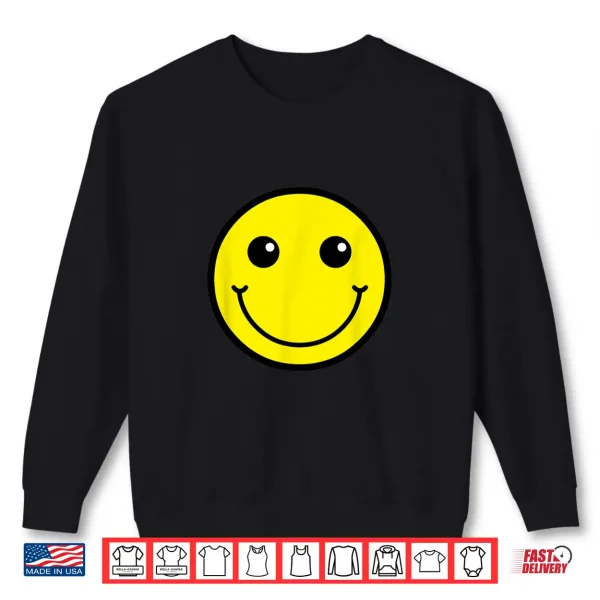 Sweatshirt Happy Face fun design great for School Shirt