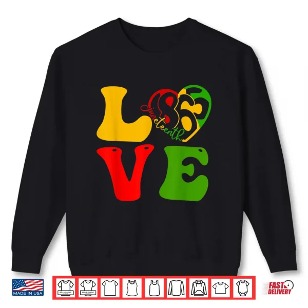 Sweatshirt Happy Juneteenth Is My Independence Day Free Black Women Shirt