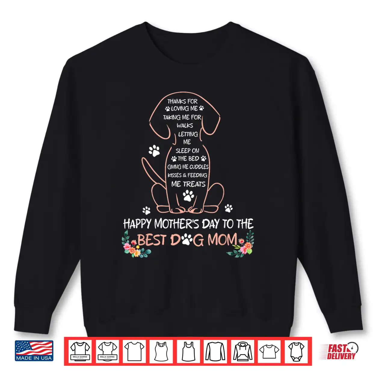 Happy Mother’S Day To The Best Dog Mom Dog Lover Womens Shirt Happy Mother’S Day To The Best Dog Mom Dog Lover Womens Shirt