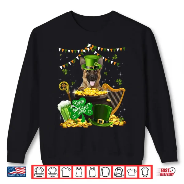 Sweatshirt Happy St Patricks Irish German Shepherd Dog Cute Saint Shirt