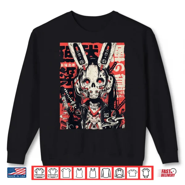 Sweatshirt Harajuku Streetwear Cyberpunk Aesthetic Techwear Manga Anime Shirt