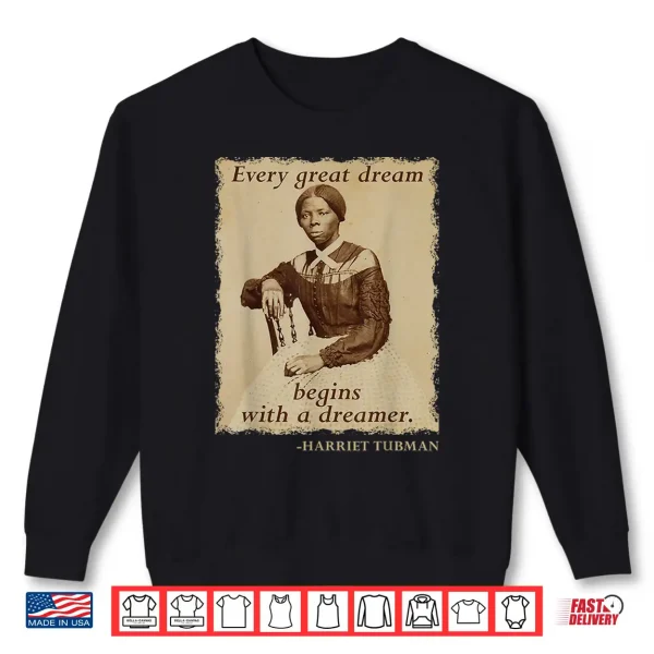 Sweatshirt Harriet Tubman Slavery Juneteenth 1865 Black History Month Shirt