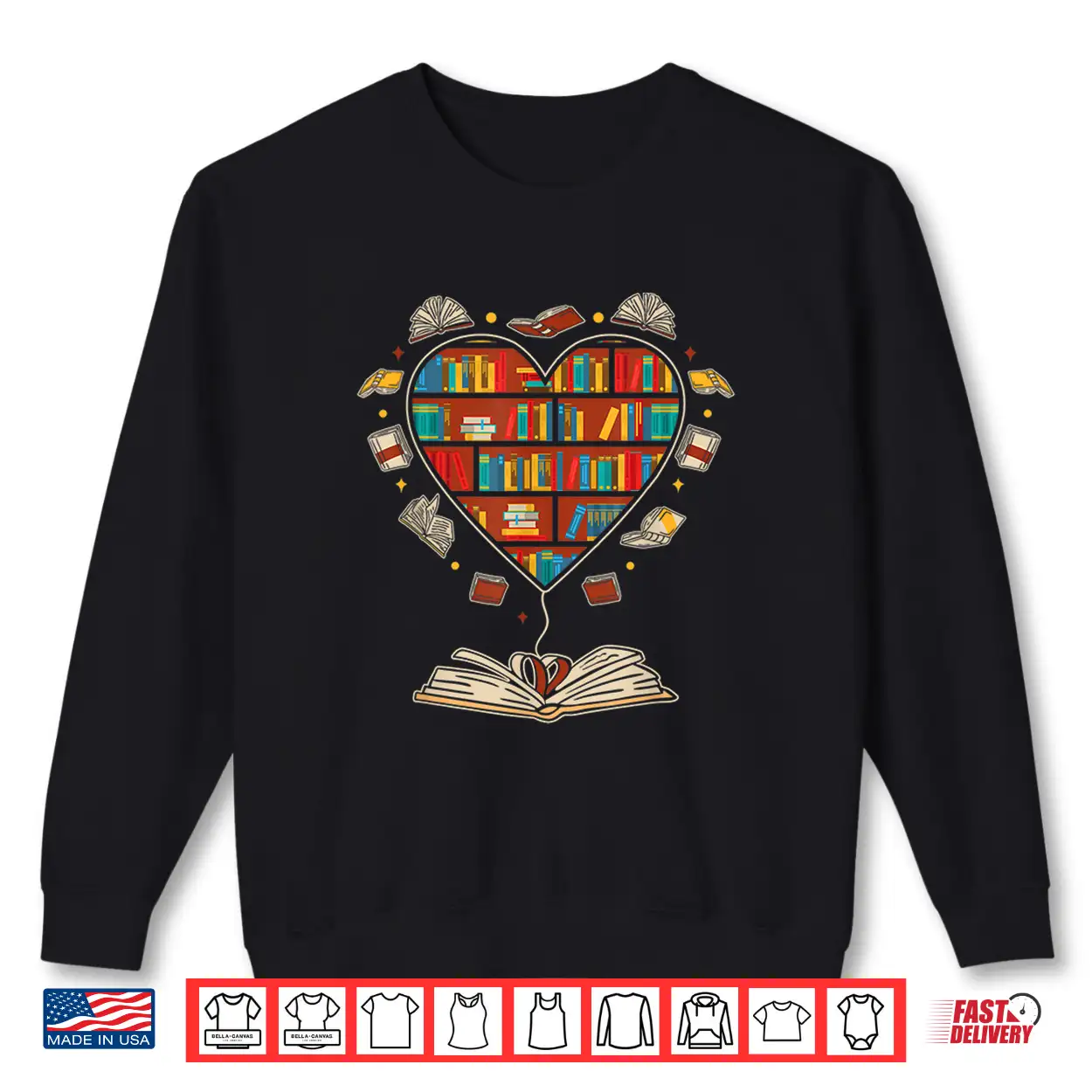 Heart Shape Librarian Themed Book Club Reading Book Lovers Shirt Heart Shape Librarian Themed Book Club Reading Book Lovers Shirt