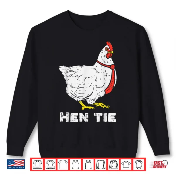 Sweatshirt Hen Tie Funny Japanese Anime Pun Manga Joke Otaku Men Gift Shirt