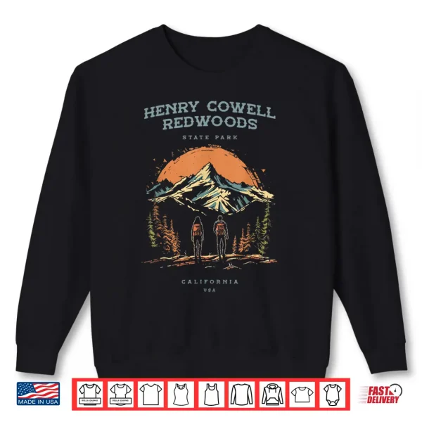 Sweatshirt Henry Cowell Redwoods State Park Backpacking Hiking Shirt