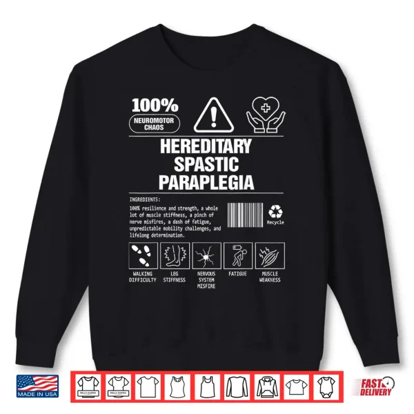 Sweatshirt Hereditary Spastic Paraplegia HSP Warrior Rare Disease Shirt