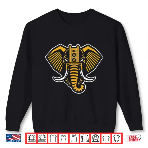 Sweatshirt Home Run Elephant Oakland Athletics Shirt