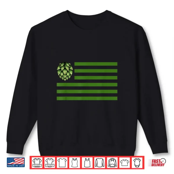 Hop Flag Shirt Beer Lovers Shirt Craft Beer Enthusiast Shirt 2 Sweatshirt Hop Flag Shirt Beer Lovers Shirt Craft Beer Enthusiast Shirt