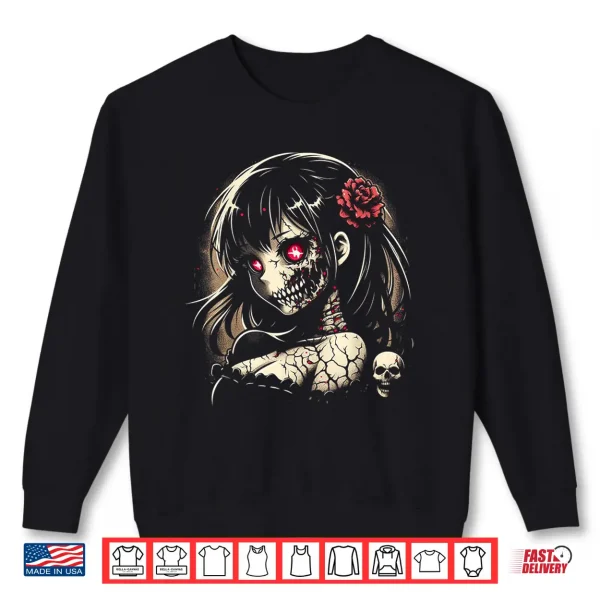 Sweatshirt Horror Anime Manga Japanese Scary Kawaii Anime Goth Shirt