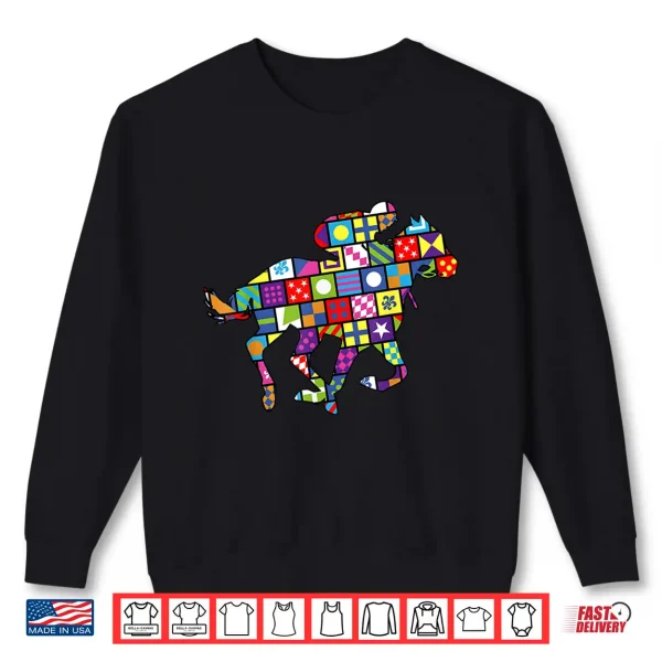 Sweatshirt Horse Lover Derby Horse Racing Funny Racing Silks Jockey Shirt