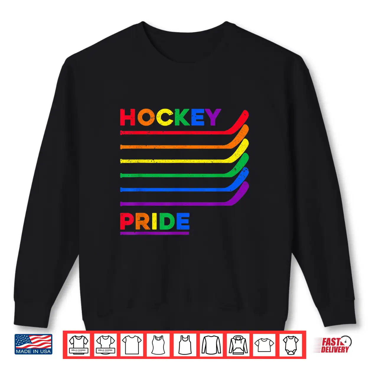 Ice Hockey Sticks Lgbtq Rainbow Color Gay Pride Month Lgbt Shirt Ice Hockey Sticks Lgbtq Rainbow Color Gay Pride Month Lgbt Shirt