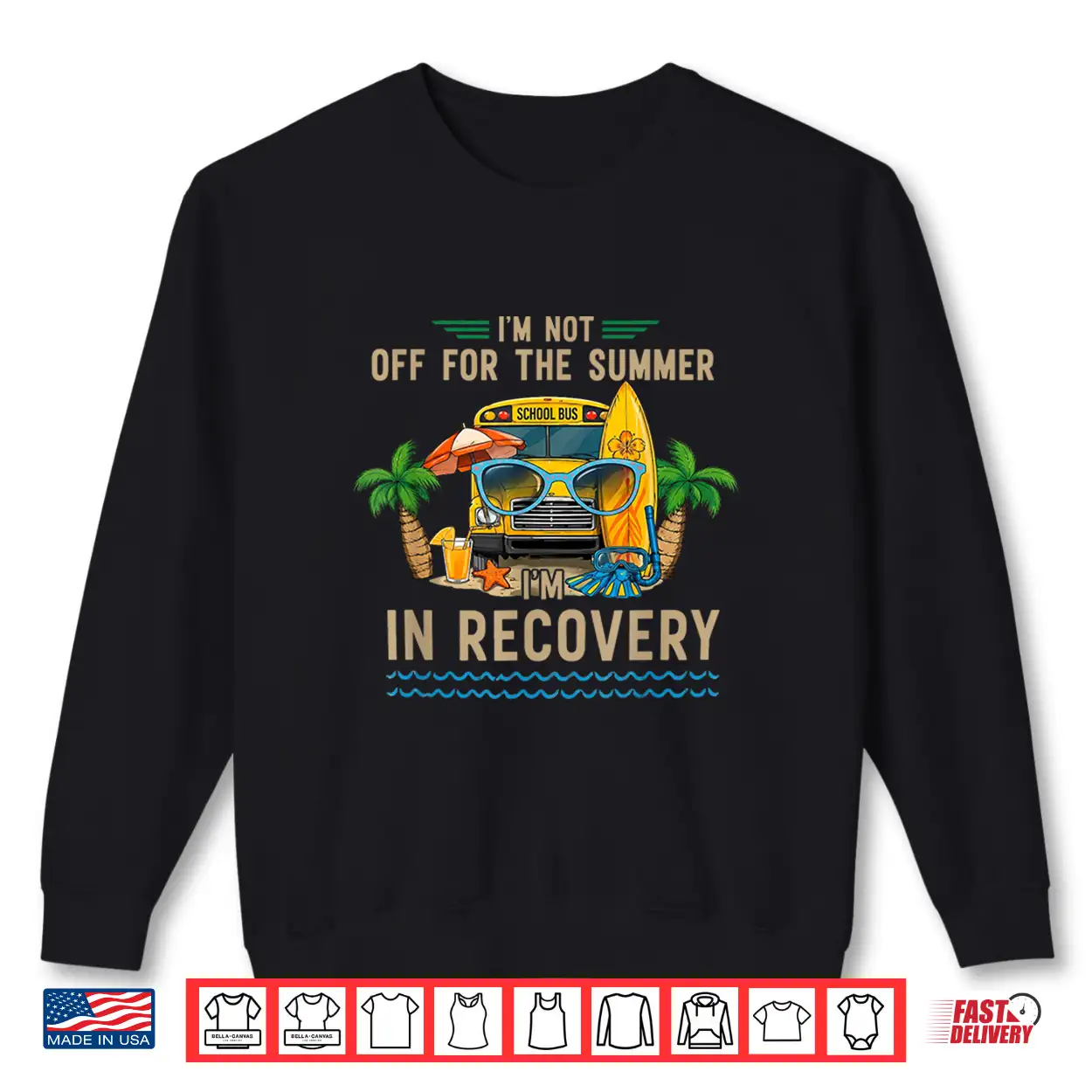 I’M Not Off For The Summer I’M In Recovery Teacher Funny Shirt I’M Not Off For The Summer I’M In Recovery Teacher Funny Shirt