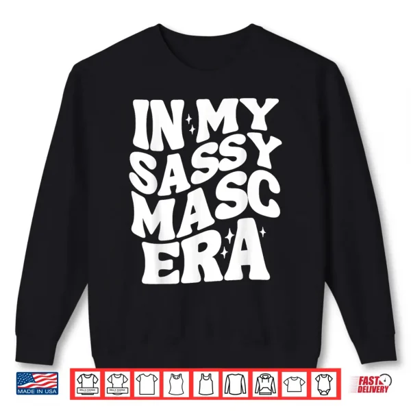 Sweatshirt In My Sassy Masc Era Lesbian Flag Lesbian Couple Pride Shirt