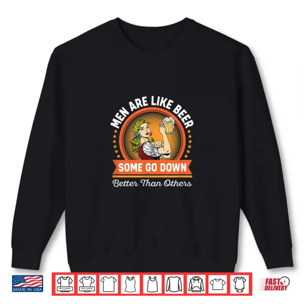 Sweatshirt Inappropriate Funny Craft Beer Drinking Joke for Girls Night Shirt