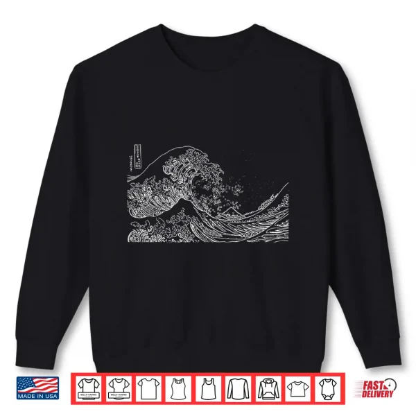 Sweatshirt Japan Wave Ocean Traditional Japanese Graphic Shirt