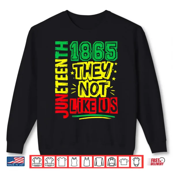 Sweatshirt Juneteenth 1865 Black History Month Black Lives Matter Men Shirt