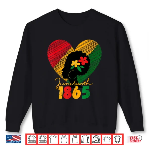 Sweatshirt Juneteenth Black Women remembering My Ancestors Shirt