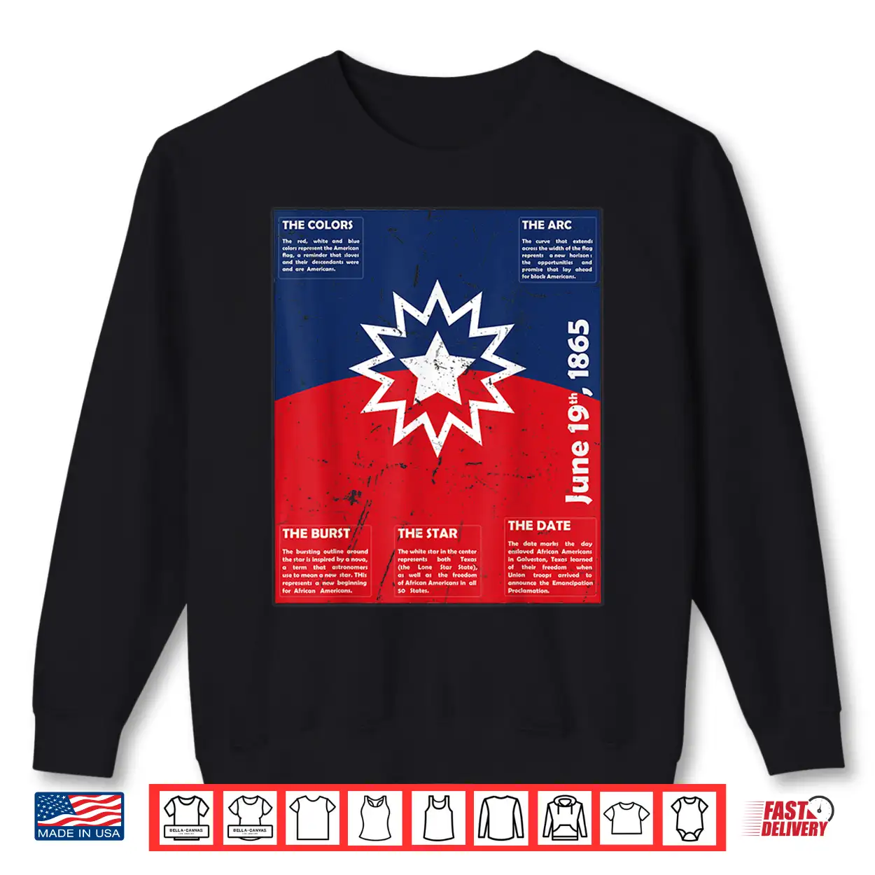Juneteenth Distressed Red White Blue Symbolic Flag Meaning Shirt Juneteenth Distressed Red White Blue Symbolic Flag Meaning Shirt