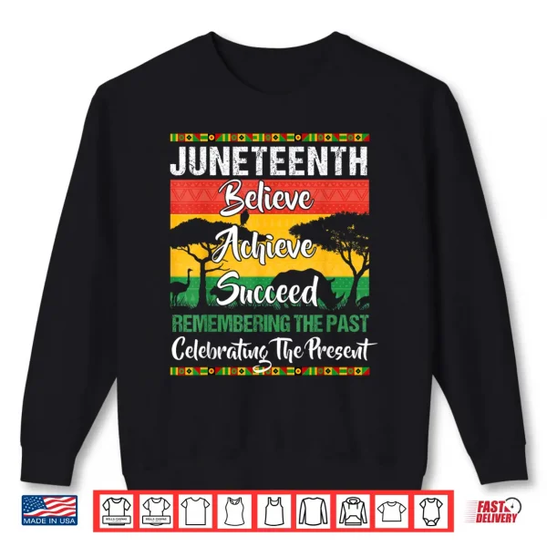 Sweatshirt Juneteenth Is My Independence Day African 1865 Freedom Day Shirt