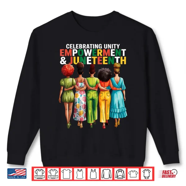 Sweatshirt Juneteenth Shirt For Women Juneteenth 1865 Women Shirt