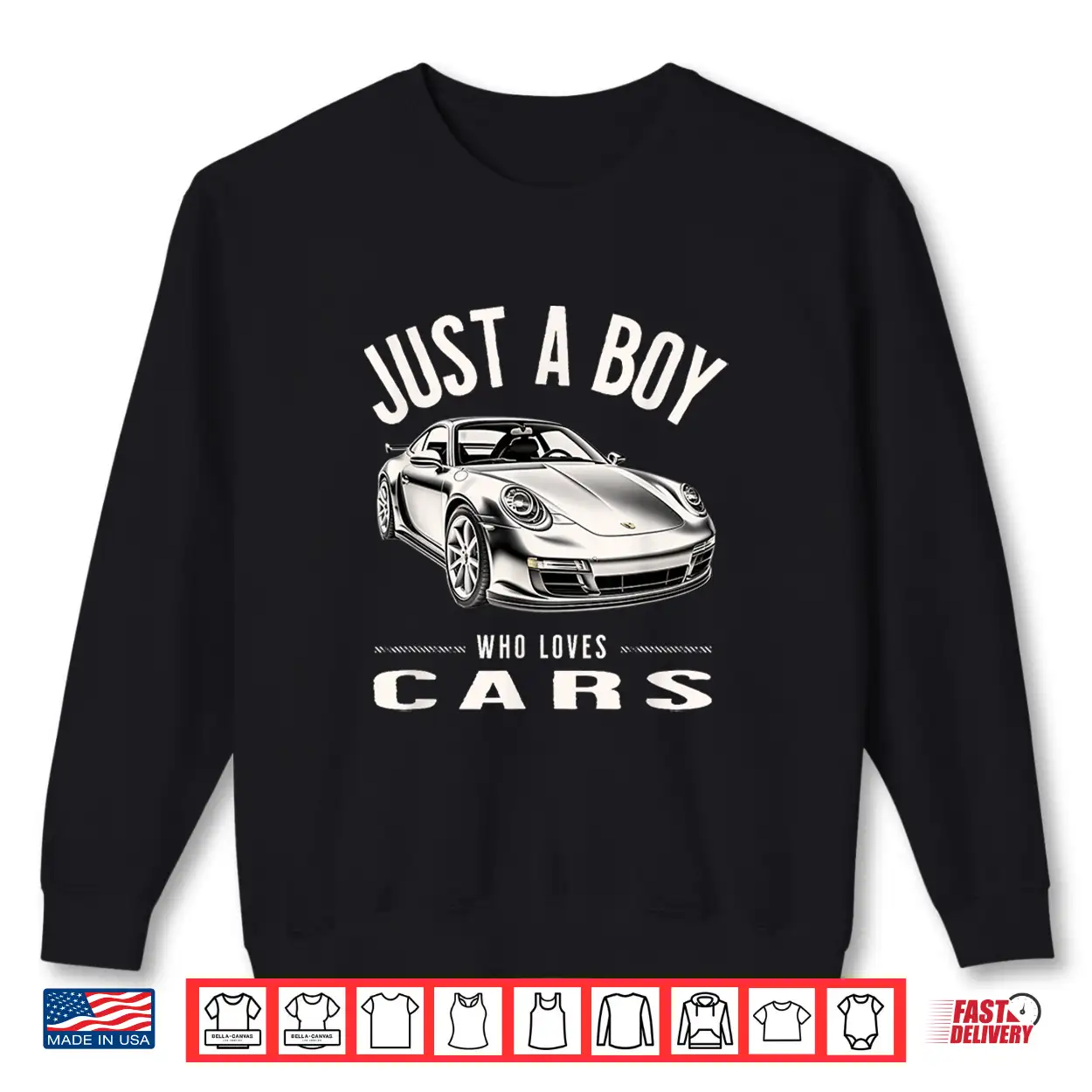 Just A Boy Who Loves Cars Supercar Sports Car Shirt Just A Boy Who Loves Cars Supercar Sports Car Shirt