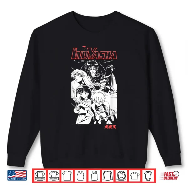 Sweatshirt Kagome Koga Sesshomaru Timeless Anime Cast Shirt
