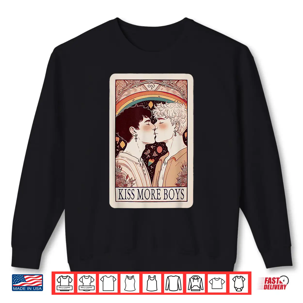 Kiss More Boys Gay Kissing For Gay Pride Month Shirt Kiss More Boys Gay Kissing For Gay Pride Month Shirt